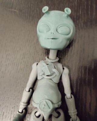 #3dtisk #3dprinting #flexifactory #alien www.grinplastic.cz